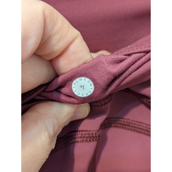🦄Lululemon All The Right Places Crop II 23" | Misty Merlot - Picture 7 of 10